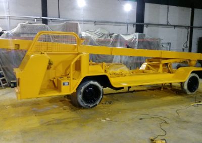 Commercial Vehicle Spraying stairs