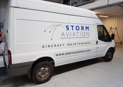 Storm Aviation Van livery