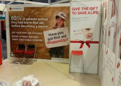 British Red Cross Exhibition Stand